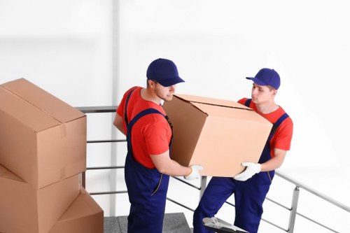IT equipment prepared for office move