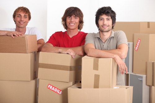 Local moving team preparing packing and unpacking services in Rotherhithe