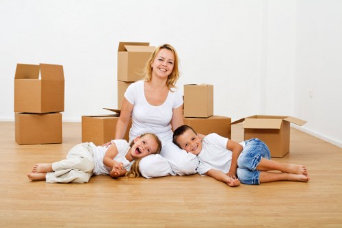Student accommodation moving day in Rotherhithe