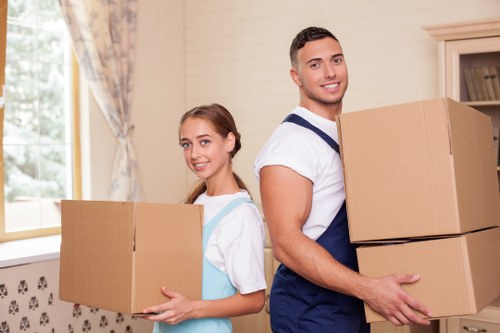 Local removal team managing a same day move in Rotherhithe