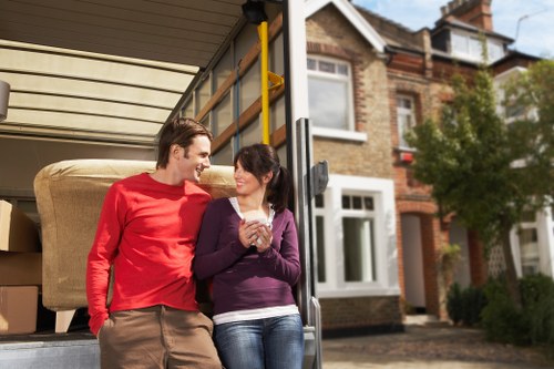 Final stage of a smooth Rotherhithe removals service
